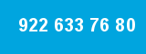 922 633 76 80 922 633 76 80